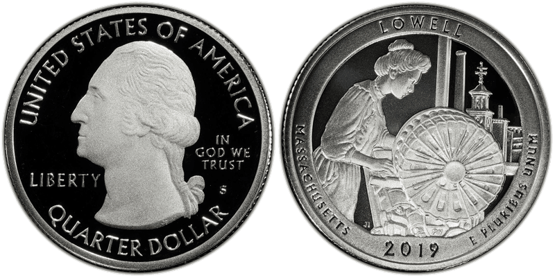2019 (S) Proof Lowell National Park - Silver Quarter