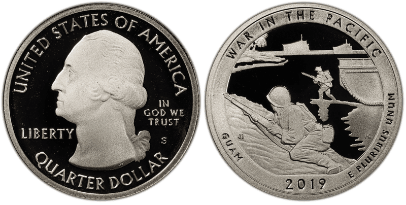 2019 (S) Proof War In the Pacific National Park Quarter