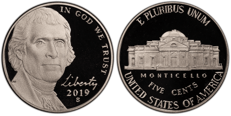 2019 (S) Proof Jefferson Nickel