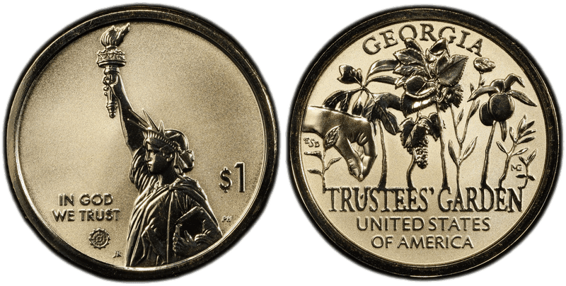 2019 (S) Reverse Proof American Innovation Dollar - Georgia