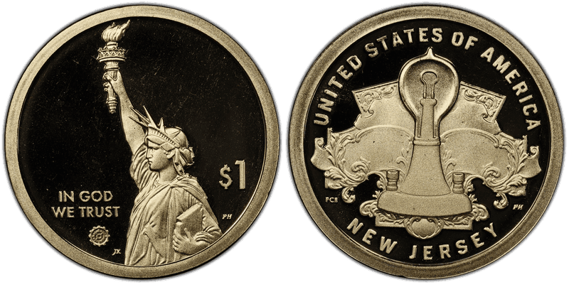 2019 (S) Proof American Innovation Dollar - New Jersey