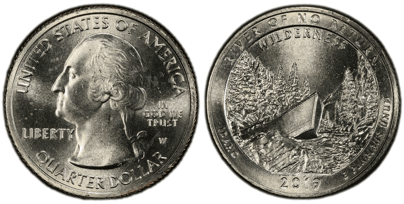 2019 (W) Frank Church River of No Return National Park Quarter