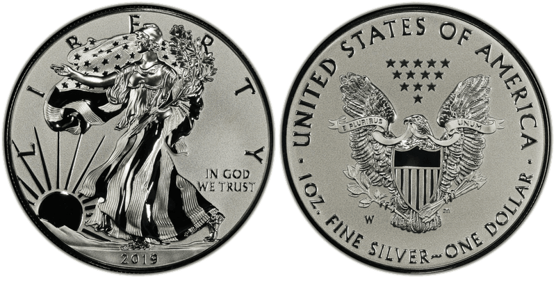2019 (W) Reverse Proof Silver Eagle
