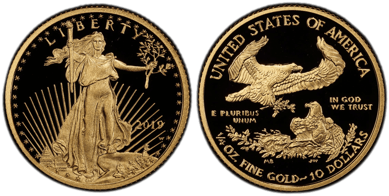 2019 (W) Proof American Eagle Ten Dollar Gold