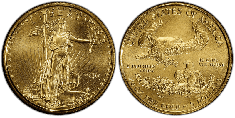 2020 American Eagle Five Dollar Gold