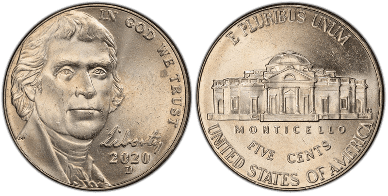 2020 Jefferson Nickel