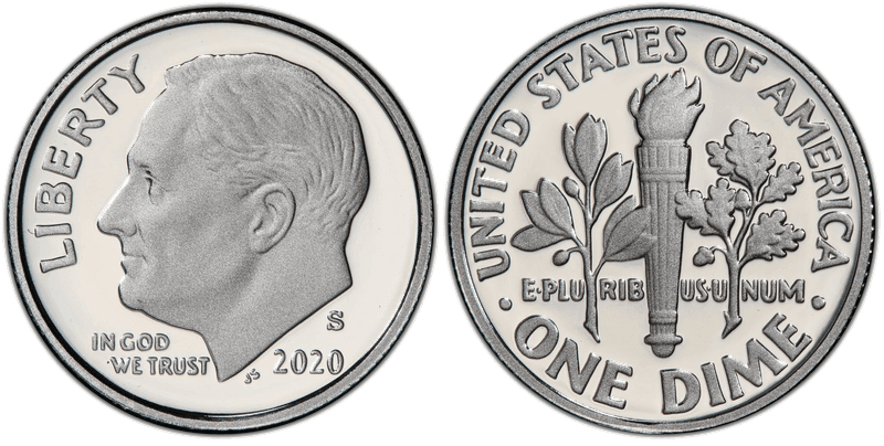 2020 (S) Proof Roosevelt Dime