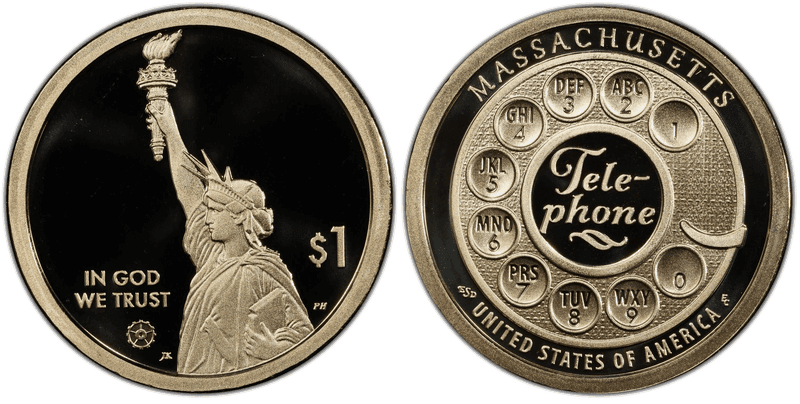 2020 (S) Proof American Innovation Dollar - Massachusetts