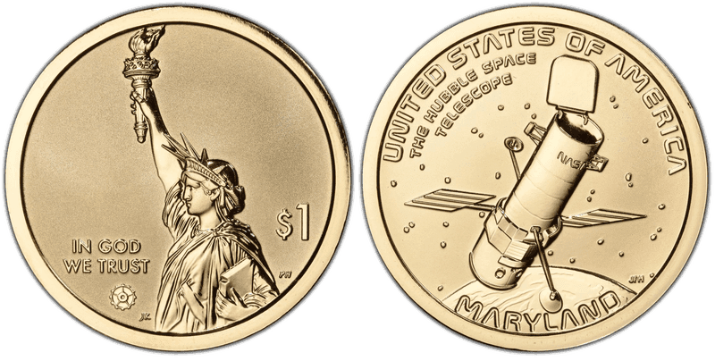 2020 (S) Reverse Proof American Innovation Dollar - Maryland