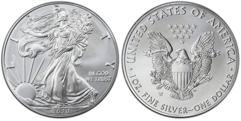 2020 (W) Burnished American Silver Eagle