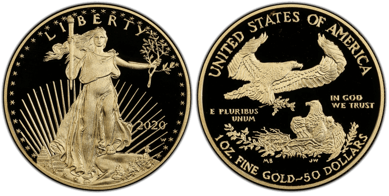 2020 American Eagle Fifty Dollar Gold