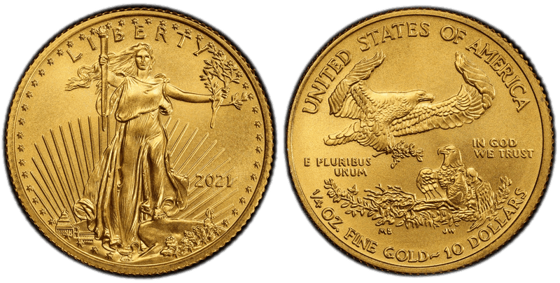 2021 American Eagle Ten Dollar Gold - Type 1