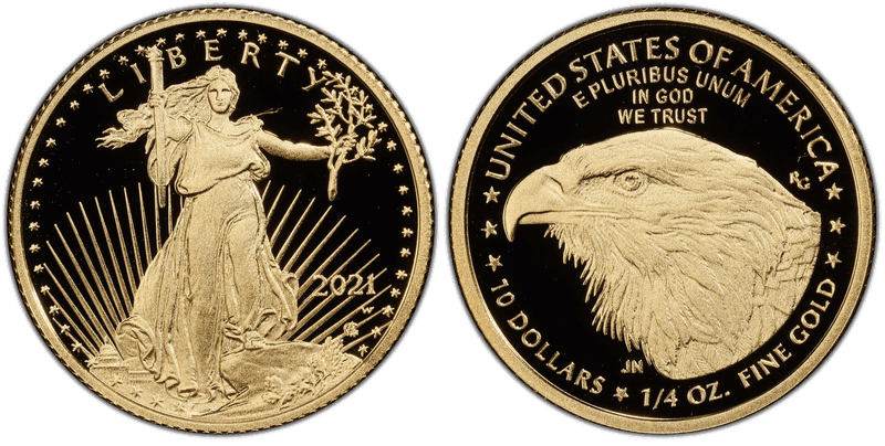 2021 American Eagle Ten Dollar Gold - Type 2
