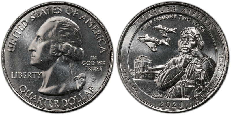 2021 (D) Tuskegee Airmen National Park Quarter