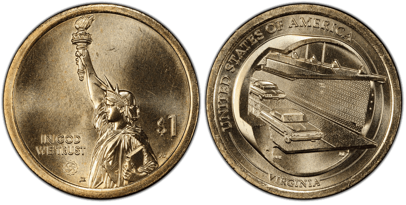 2021 (D) American Innovation Dollar - Virginia, Position A