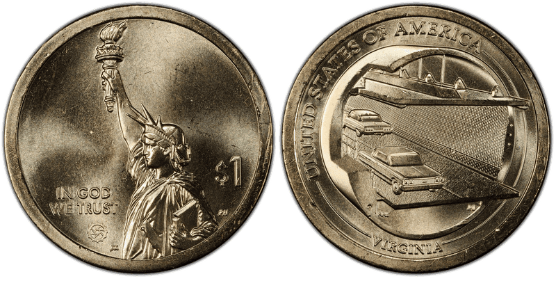 2021 (P) American Innovation Dollar - Virginia, Position A