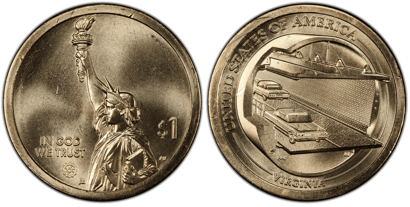 2021 (P) American Innovation Dollar - Virginia, Position B