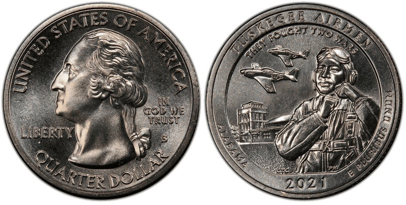 2021 (S) Tuskegee Airmen National Park Quarter