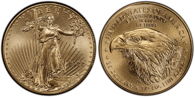 2022 American Eagle Twenty Five Dollar Gold