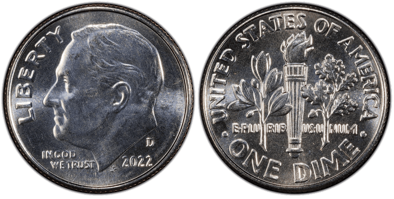 2022 Roosevelt Dime