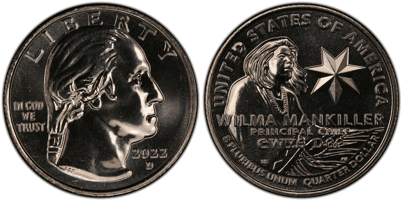 2022 (D) Wilma Mankiller Quarter