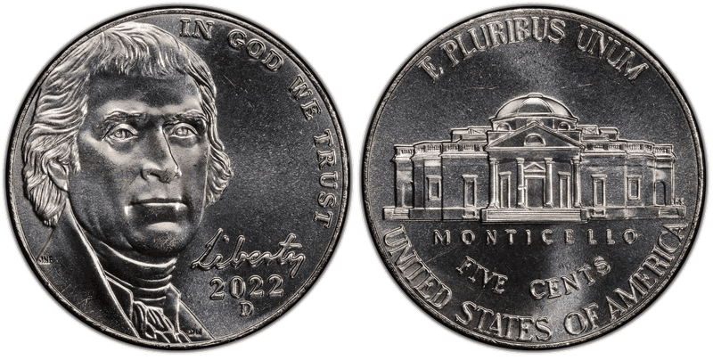2022 Jefferson Nickel