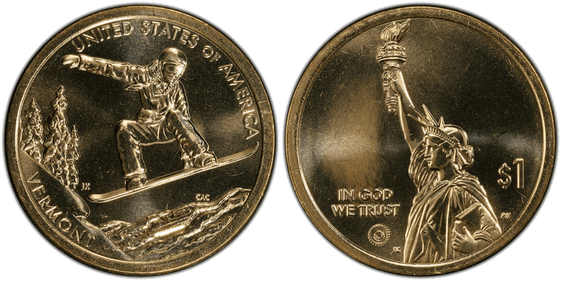 2022 (D) American Innovation Dollar - Vermont, Position A