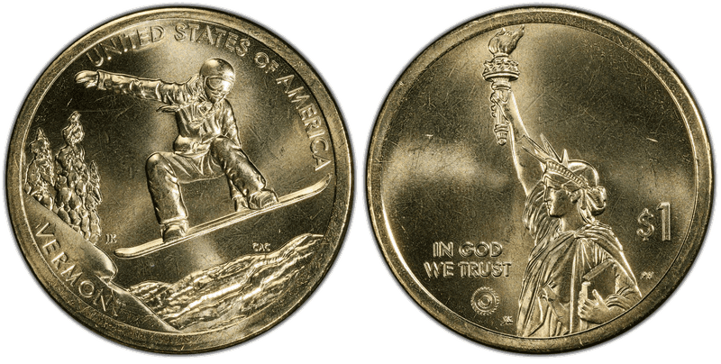 2022 (P) American Innovation Dollar - Vermont, Position A