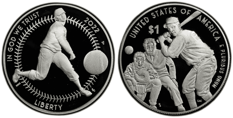 2022 (P) Proof Negro Leagues Baseball Dollar