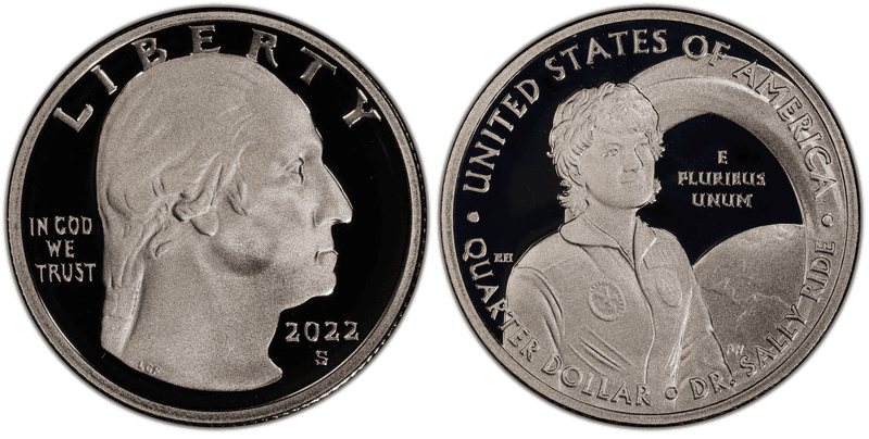 2022 (S) Proof Dr. Sally Ride Quarter