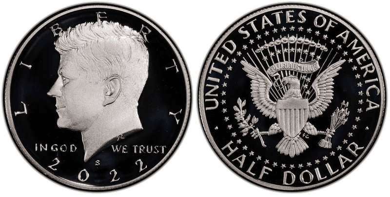 2022 (S) Proof Silver Kennedy Half Dollar