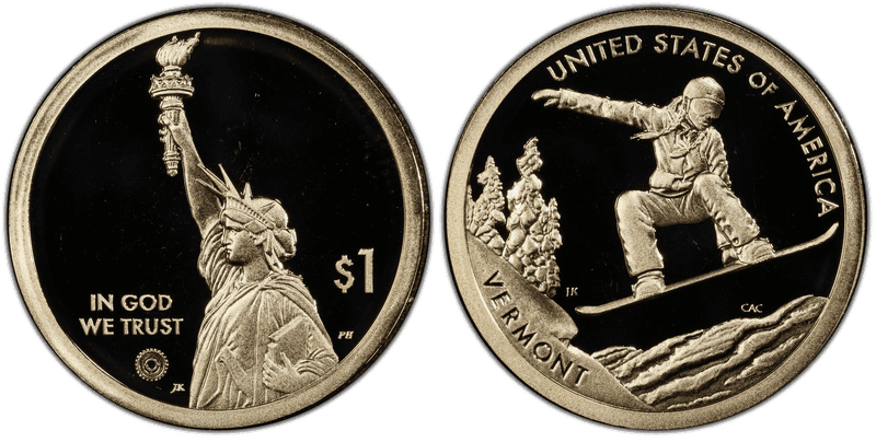 2022 (S) Proof American Innovation Dollar - Vermont