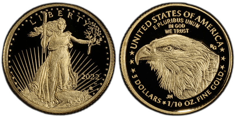 2022 American Eagle Five Dollar Gold