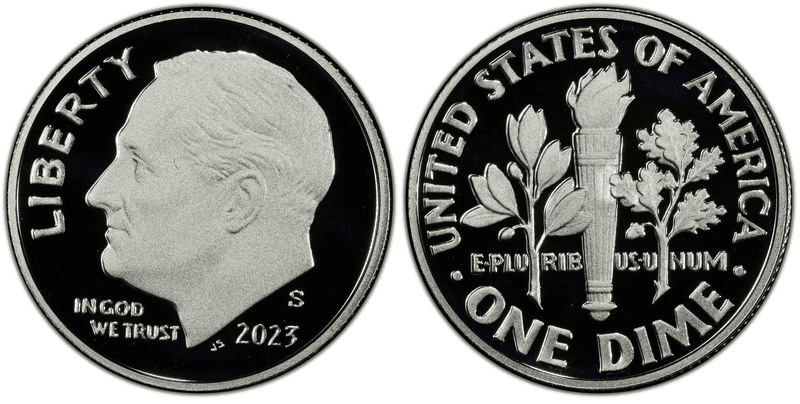 2023 (S) Proof Silver Roosevelt Dime
