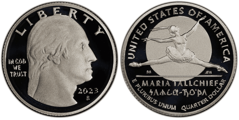2023 (S) Proof Maria Tallchief Quarter