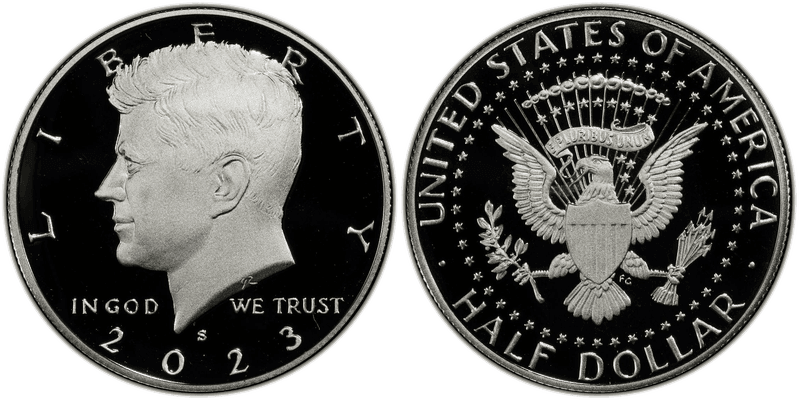 2023 (S) Proof Silver Kennedy Half Dollar