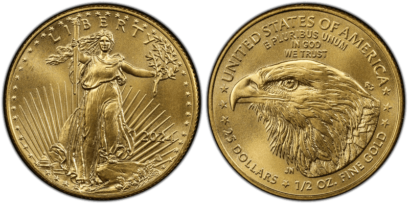 2024 American Eagle Twenty Five Dollar Gold
