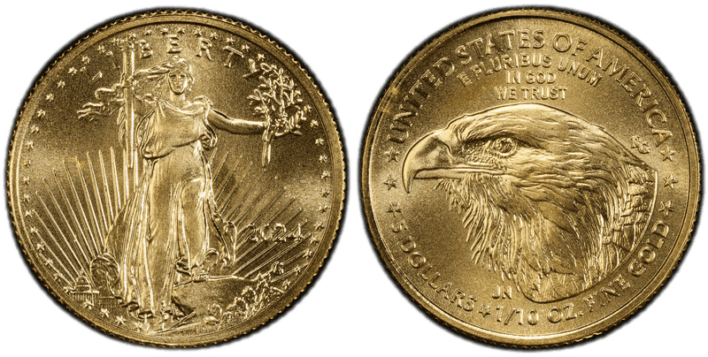 2024 American Eagle Five Dollar Gold