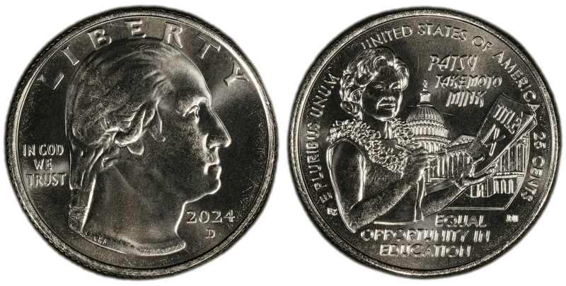 2024 (D) Hon. Patsy Takemoto Mink Quarter