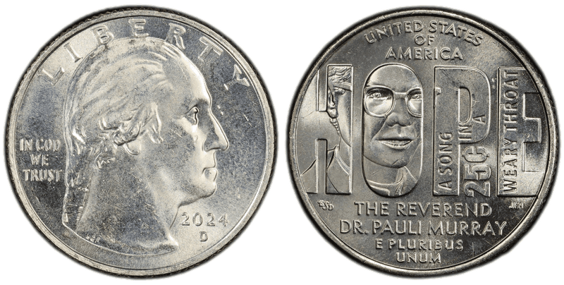 2024 (D) Rev. Dr. Pauli Murray Quarter