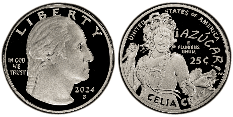 2024 (S) Proof Celia Cruz Silver Quarter