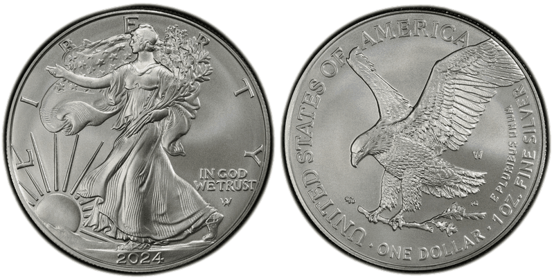 2024 (W) Burnished American Silver Eagle