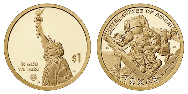 2025 (S) Proof American Innovation Dollar - Texas