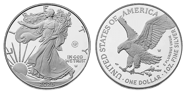 2025 (W) American Silver Eagle Bullion