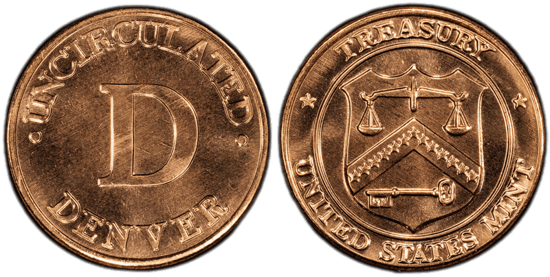 No Date - D Token U. S. Mint Uncirculated Set Denver Mint