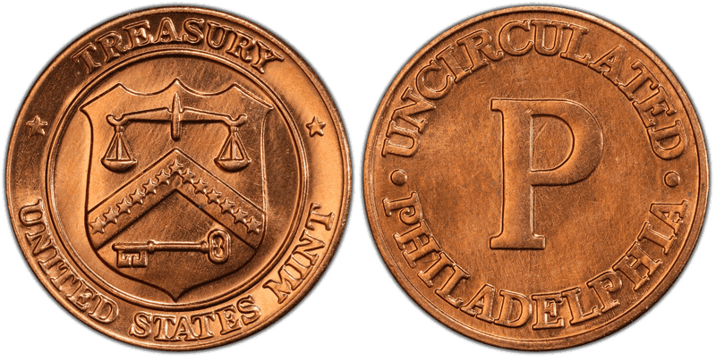 No Date - P Token U. S. Mint Uncirculated Set Philadelphia Mint