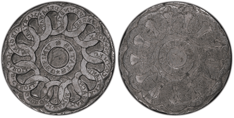 No Date Fugio Cent - Reverse Hub Impression Newman DD, Lead