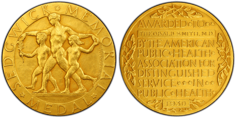 No Date Gold Sedgwick Memorial Medal Medallic Art Medal Co. NY. 14K Edge
