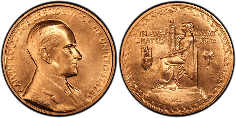 No Date Medal Calvin Coolidge