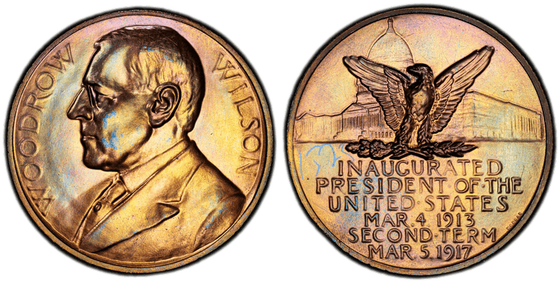 No Date Medal Woodrow Wilson